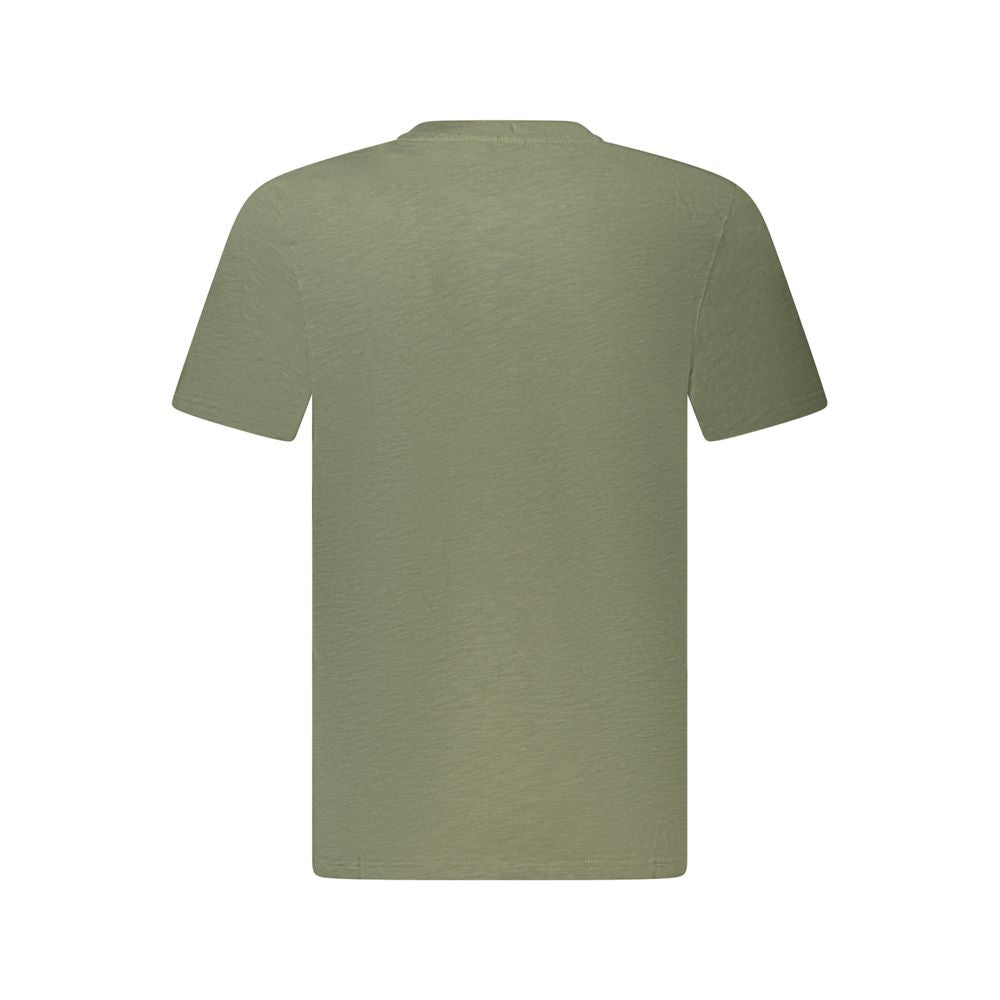 Camiseta de algodão verde Noruega 1963
