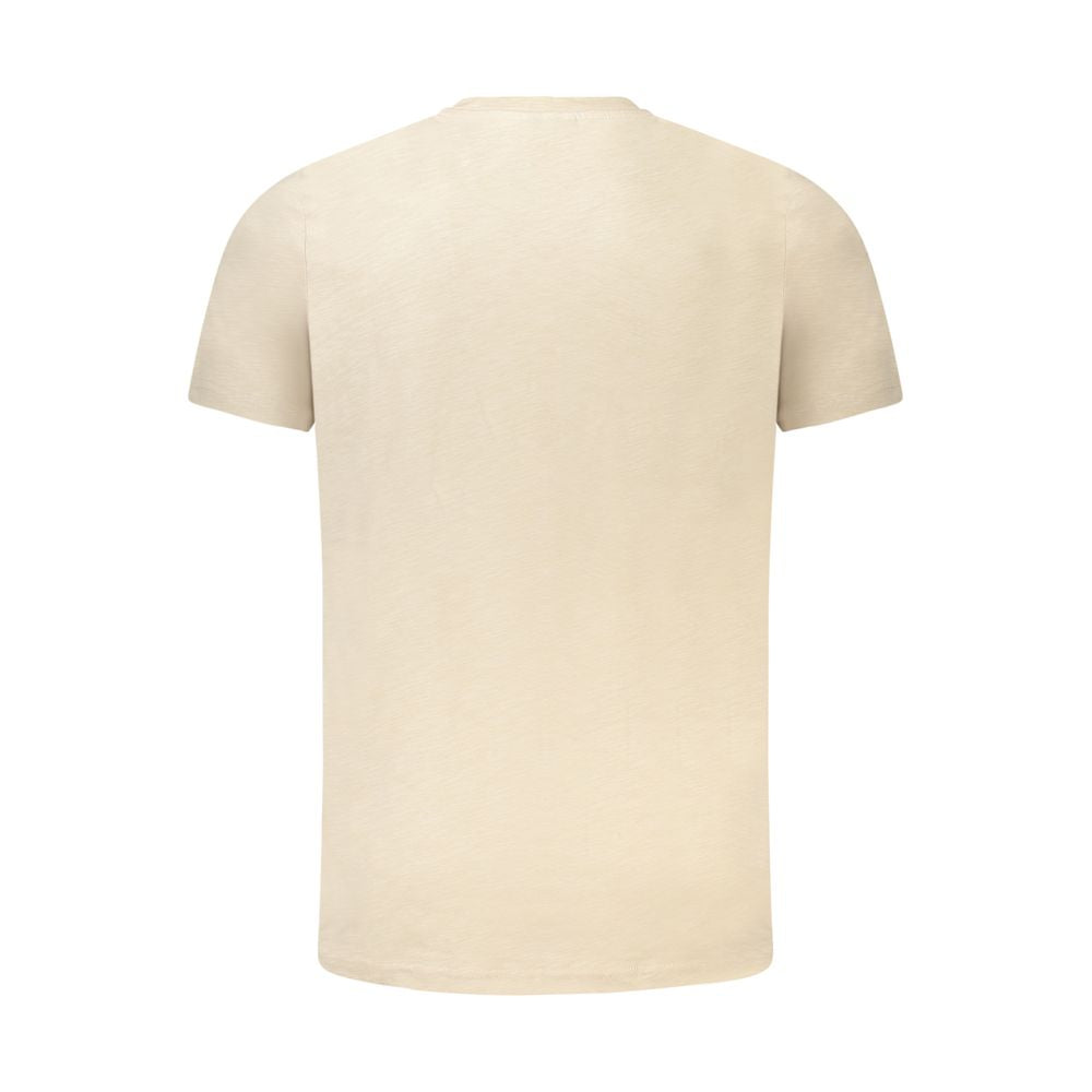 Camiseta de algodão bege Noruega 1963