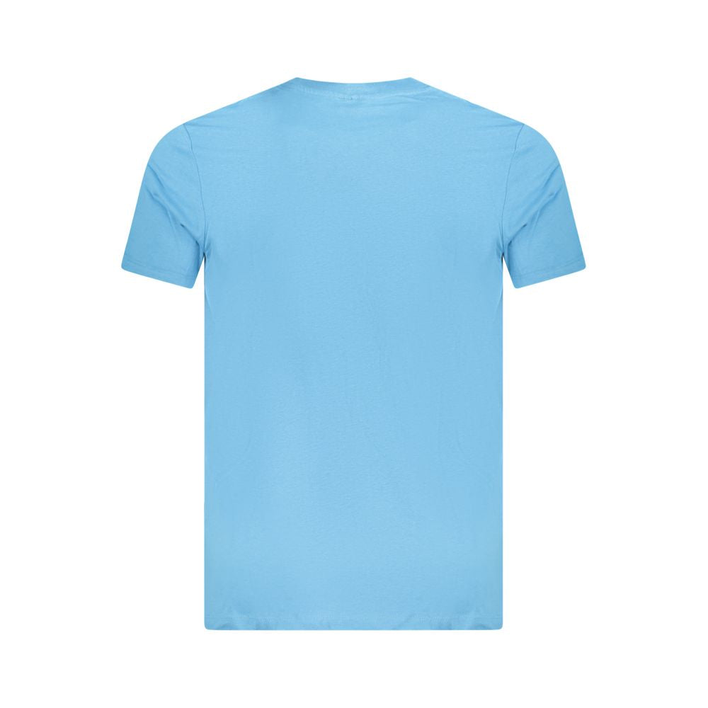Camiseta de algodão azul Noruega 1963