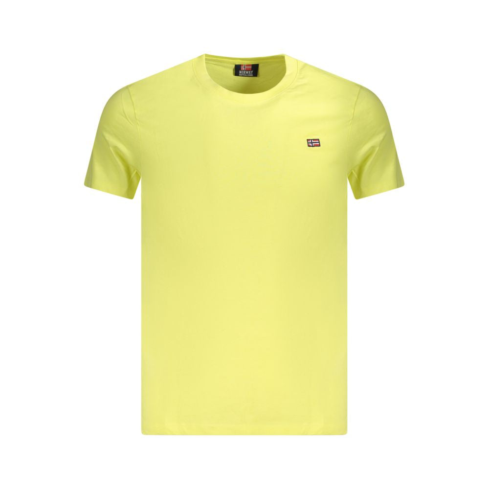 Camiseta de algodão amarela Noruega 1963