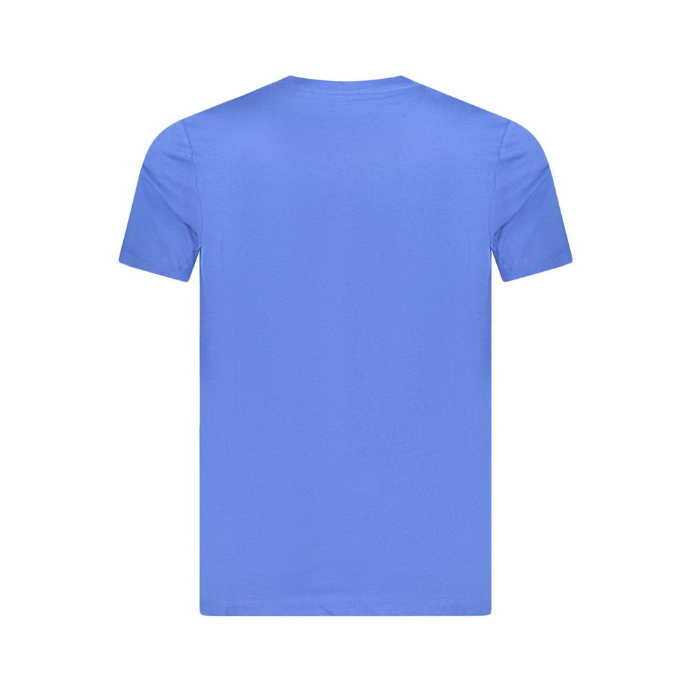 Camiseta de algodão azul Noruega 1963