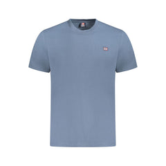 Camiseta de algodão azul Noruega 1963