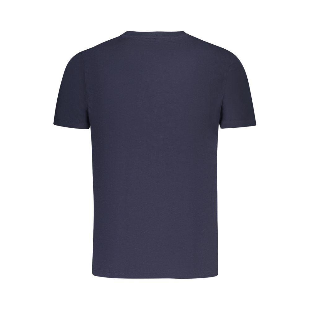 Camiseta de algodão azul Noruega 1963