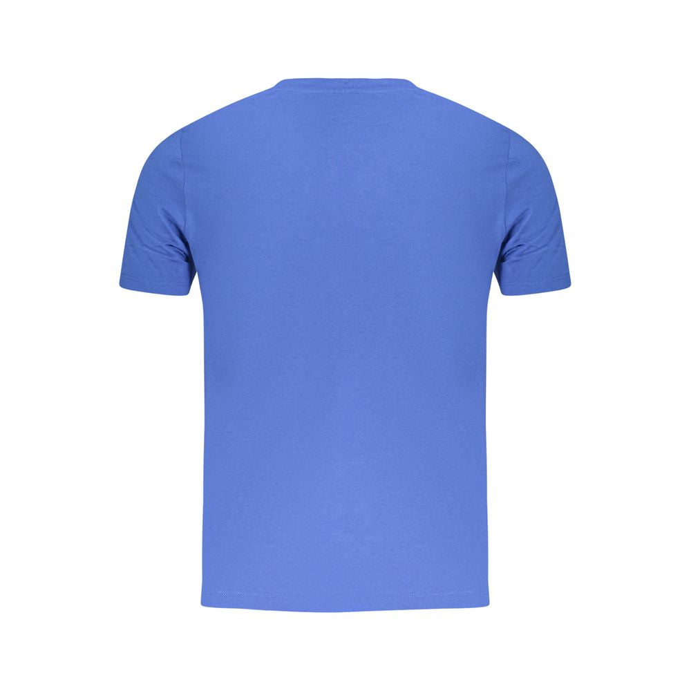 Camiseta de algodão azul Noruega 1963