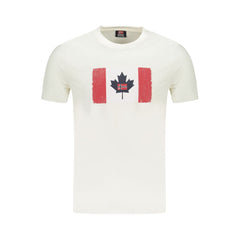 Camiseta branca de algodão da Noruega 1963