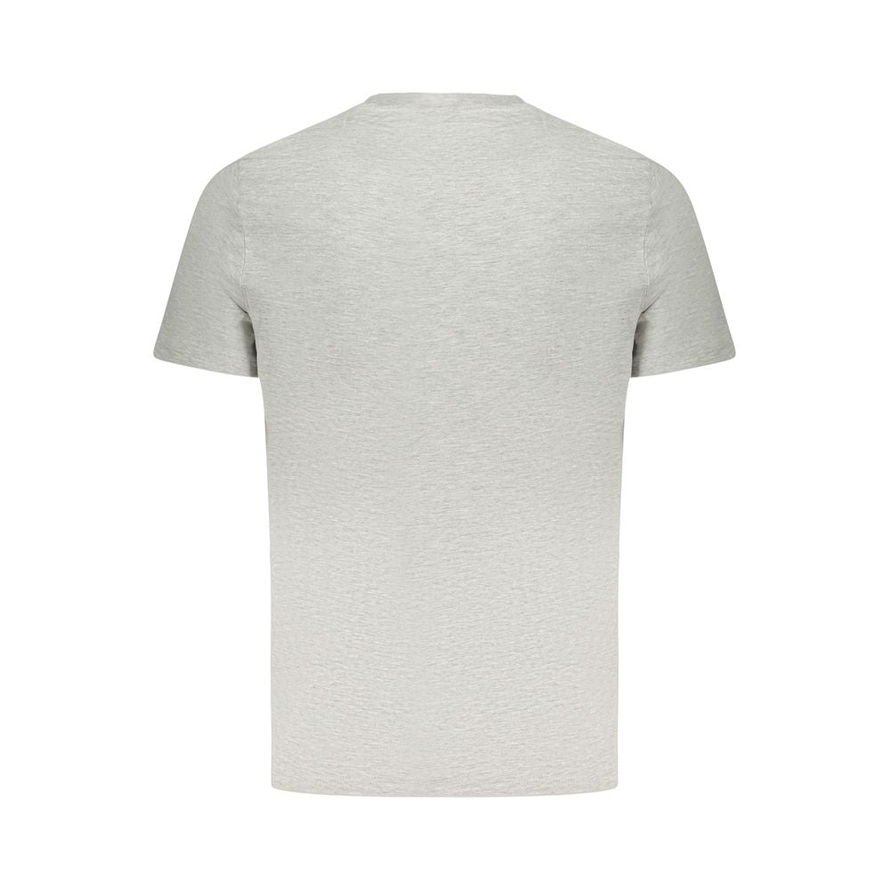 Camiseta de algodão cinza Noruega 1963