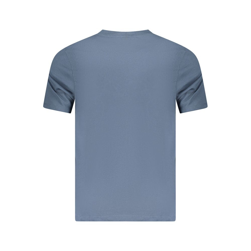 Camiseta de algodão azul Noruega 1963
