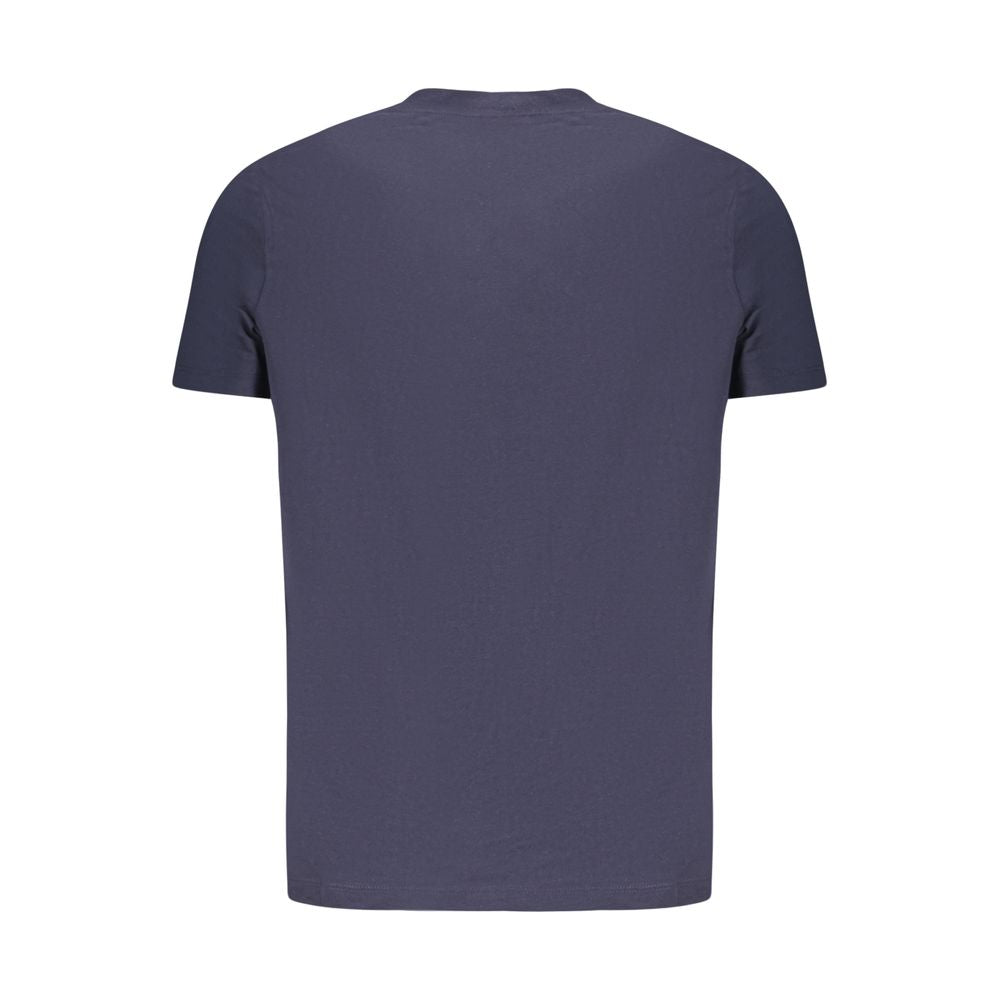 Camiseta de algodão azul Noruega 1963