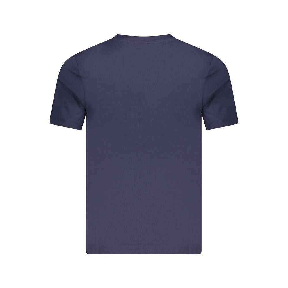 Camiseta de algodão azul Noruega 1963