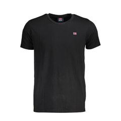 Camiseta preta de algodão da Noruega 1963