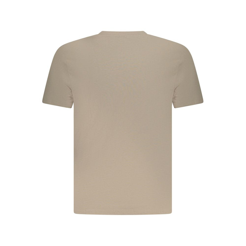 Camiseta de algodão bege Noruega 1963