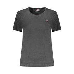 Noruega 1963 - Blusas e camisetas pretas de algodão