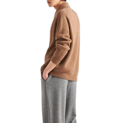Cardigan de cashmere com nervuras Prada