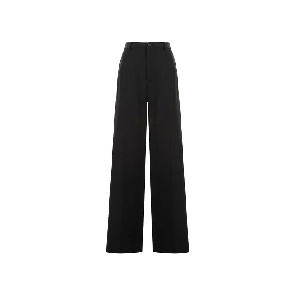 Calça Flare de Lã Balenciaga