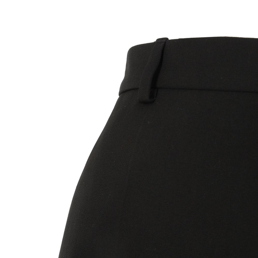 Calça Flare de Lã Balenciaga