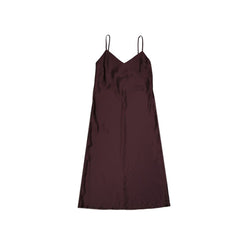 Vestido midi de cetim acácia BLANCA VITA