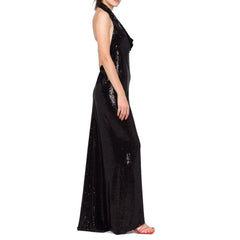 Vestido longo com lantejoulas BLANCA VITA