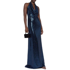 Vestido longo com lantejoulas BLANCA VITA