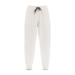 Calça de corrida de caxemira Brunello Cucinelli