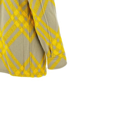 Jaqueta xadrez de lã Burberry