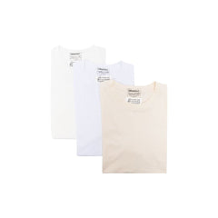 Camiseta de algodão orgânico Maison Margiela (pacote com três)