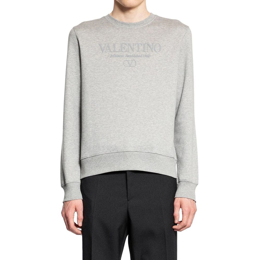 Moletom com logotipo de algodão Valentino Garavani