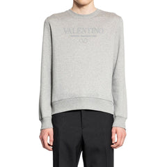 Moletom com logotipo de algodão Valentino Garavani