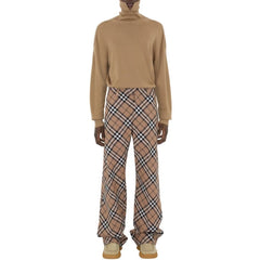 Calça xadrez Burberry Wool Blend