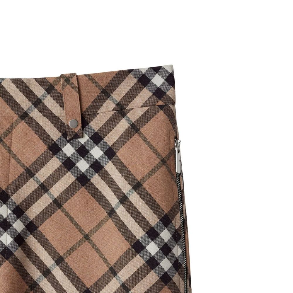 Calça xadrez Burberry Wool Blend