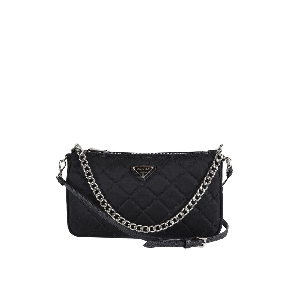 Bolsa de ombro com corrente acolchoada Prada