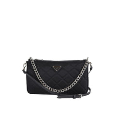 Bolsa de ombro com corrente acolchoada Prada