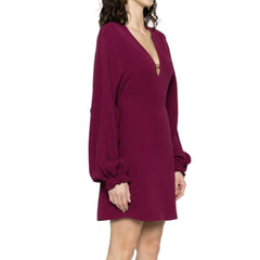Vestido de seda Fendi Cady