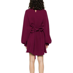 Vestido de seda Fendi Cady