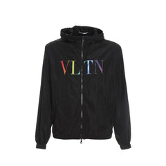 Jaqueta corta-vento com logotipo Valentino