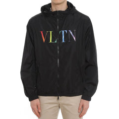 Jaqueta corta-vento com logotipo Valentino