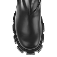 Botas de couro Prada Monolith até o tornozelo
