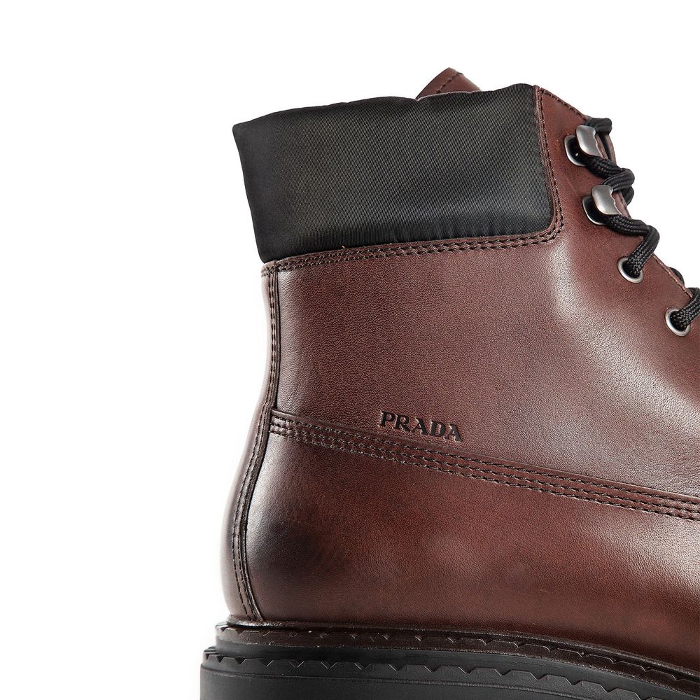 Botas de couro Prada
