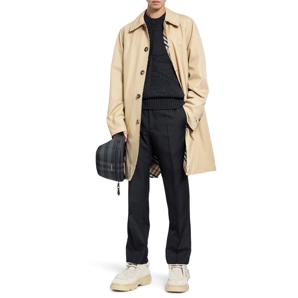 Sobretudo de carro reversível em gabardine Burberry