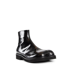 Botas de cano curto de couro MM6 Maison Margiela Trunk