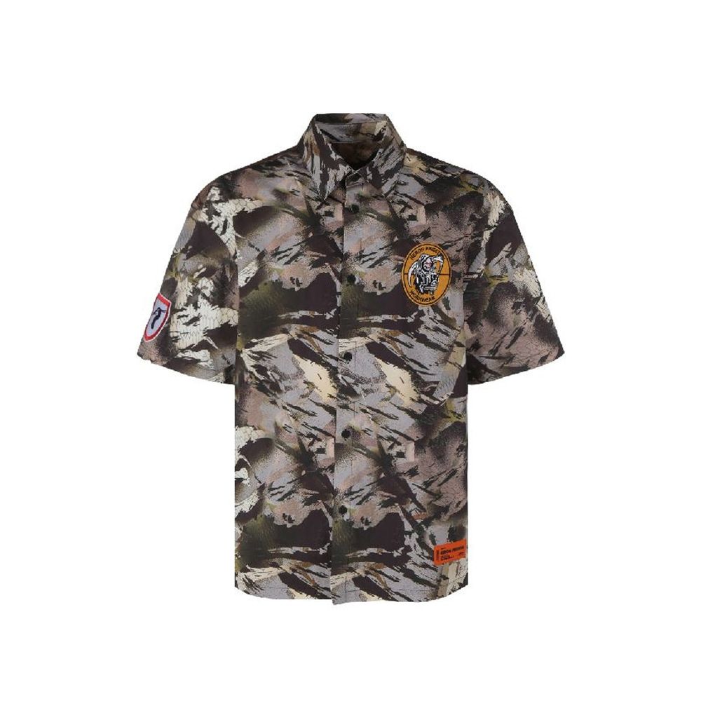 Camisa camuflada Heron Preston Popline