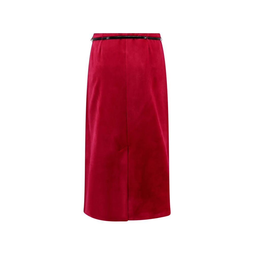 Saia midi Gucci Velvet Bloom