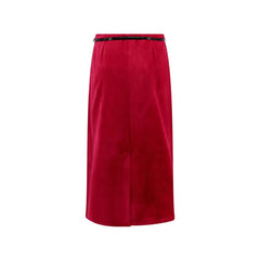 Saia midi Gucci Velvet Bloom