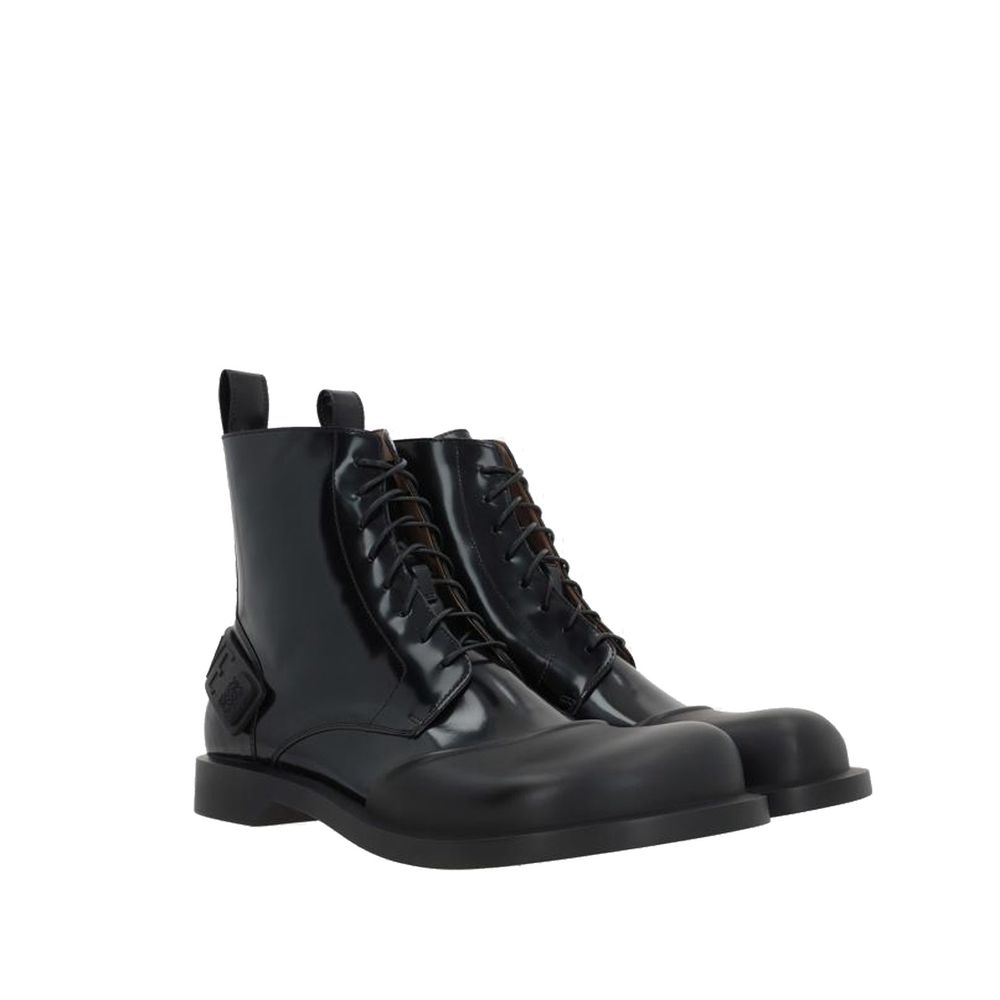Botas de couro com cadarço Loewe
