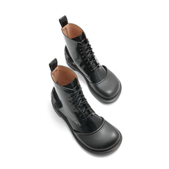 Botas de couro com cadarço Loewe
