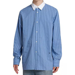 Camisa listrada de algodão da Loewe