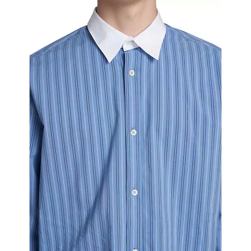 Camisa listrada de algodão da Loewe