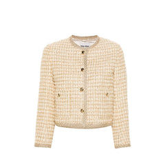 Jaqueta Miu Miu Check Lamé