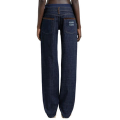 Calça jeans Miu Miu com acabamento em debrum