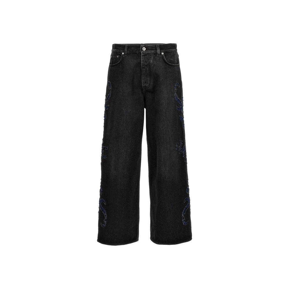 Calça Jeans Flare Off-White