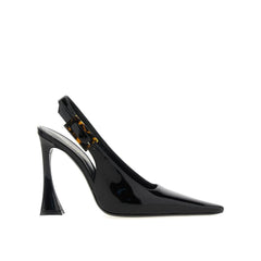 Sapatos de salto baixo de couro Saint Laurent 'Dune'